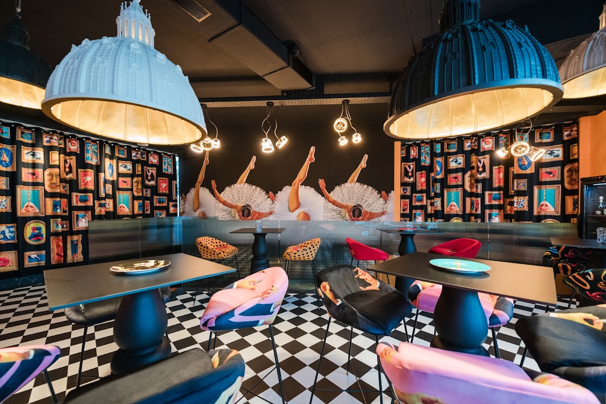 ATY interior, gallery dining room in Tirana